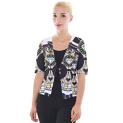 Big Money Head Cropped Button Cardigan by merchvalley