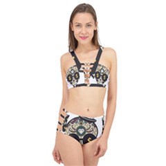 Big Money Head Cage Up Bikini Set