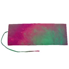 Effet Galaxy Rose/vert Roll Up Canvas Pencil Holder (s)