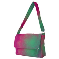 Effet Galaxy Rose/vert Full Print Messenger Bag (m)