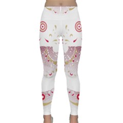 Red Skull King Lightweight Velour Classic Yoga Leggings