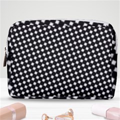 Formes Carreaux Blanc/noir Make Up Pouch (medium) by kcreatif