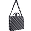 Formes carreaux Blanc/Noir Square Shoulder Tote Bag View2