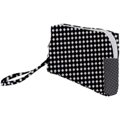 Formes Carreaux Blanc/noir Wristlet Pouch Bag (small)