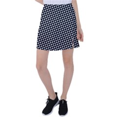 Formes Carreaux Blanc/noir Tennis Skirt