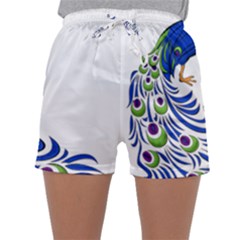 Peacock Girl Sleepwear Shorts