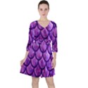 Mermaid Purple Ruffle Dress View1