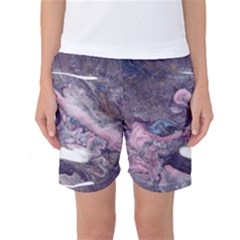 Acrylic Peinture Women s Basketball Shorts by kcreatif