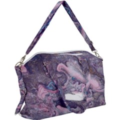 Acrylic Peinture Canvas Crossbody Bag