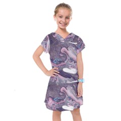 Acrylic Peinture Kids  Drop Waist Dress by kcreatif