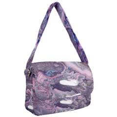 Acrylic Peinture Courier Bag by kcreatif