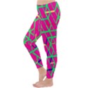 Abstrait Neon Rose Classic Winter Leggings View2