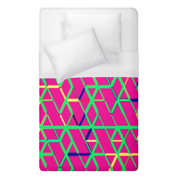 Abstrait Neon Rose Duvet Cover (Single Size)