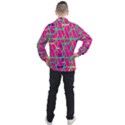 Abstrait Neon Rose Men s Half Zip Pullover View2