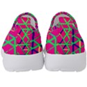 Abstrait Neon Rose Kids  Slip On Sneakers View4