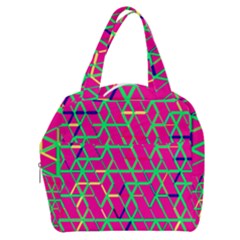 Abstrait Neon Rose Boxy Hand Bag