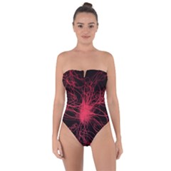 Lumière Rouge Tie Back One Piece Swimsuit by kcreatif