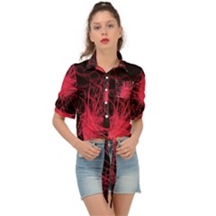 Lumière Rouge Tie Front Shirt 