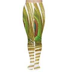 Peacock Feather Plumage Colorful Tights by Sapixe