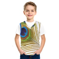 Peacock Feather Plumage Colorful Kids  Sportswear by Sapixe