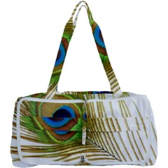 Peacock Feather Plumage Colorful Multi Function Bag by Sapixe