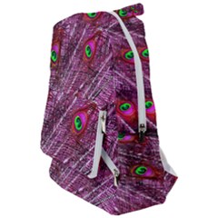 Peacock Feathers Color Plumage Travelers  Backpack by Sapixe