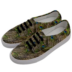 Peacock Feathers Color Plumage Green Men s Classic Low Top Sneakers by Sapixe