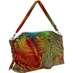 Texture Art Color Pattern Canvas Crossbody Bag