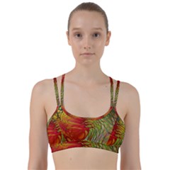 Texture Art Color Pattern Line Them Up Sports Bra by Sapixe