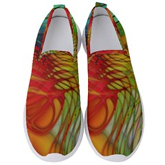 Texture Art Color Pattern Men s Slip On Sneakers by Sapixe