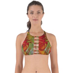 Texture Art Color Pattern Perfectly Cut Out Bikini Top