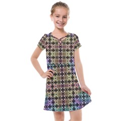 Abstrait Formes Colors Kids  Cross Web Dress by kcreatif