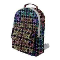 Abstrait Formes Colors Flap Pocket Backpack (large) by kcreatif