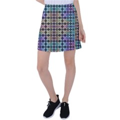 Abstrait Formes Colors Tennis Skirt