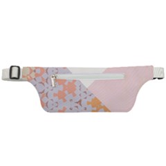 Abstrait Triangles Rose Active Waist Bag