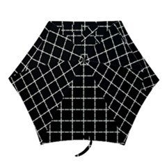 Pattern Carreaux Blanc/noir Mini Folding Umbrellas by kcreatif