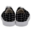 Pattern Carreaux Blanc/Noir Kids  Low Top Canvas Sneakers View4