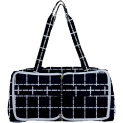 Pattern Carreaux Blanc/noir Multi Function Bag by kcreatif