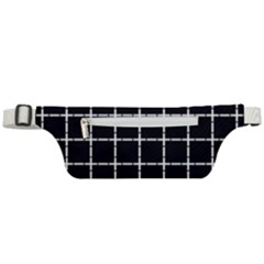 Pattern Carreaux Blanc/noir Active Waist Bag