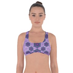 A Gift With Flowers Stars And Bubble Wrap Got No Strings Sports Bra by pepitasart