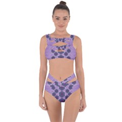 A Gift With Flowers Stars And Bubble Wrap Bandaged Up Bikini Set  by pepitasart