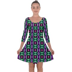 Ab 80 Quarter Sleeve Skater Dress by ArtworkByPatrick