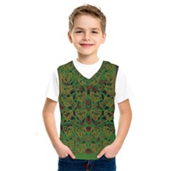 Love The Hearts On Green Kids  Sportswear by pepitasart