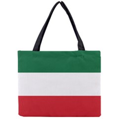 Flag Patriote Quebec Patriot Red Green White Modern French Canadian Separatism Black Background Mini Tote Bag by Quebec