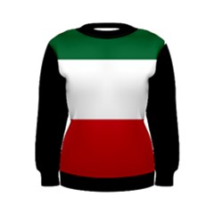 Flag Patriote Quebec Patriot Red Green White Modern French Canadian Separatism Black Background Women s Sweatshirt by Quebec