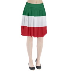 Flag Patriote Quebec Patriot Red Green White Modern French Canadian Separatism Black Background Pleated Skirt by Quebec