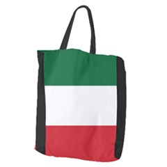 Flag Patriote Quebec Patriot Red Green White Modern French Canadian Separatism Black Background Giant Grocery Tote by Quebec