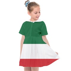 Flag Patriote Quebec Patriot Red Green White Modern French Canadian Separatism Black Background Kids  Sailor Dress by Quebec