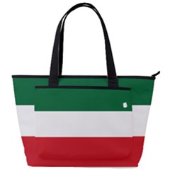 Flag Patriote Quebec Patriot Red Green White Modern French Canadian Separatism Black Background Back Pocket Shoulder Bag  by Quebec