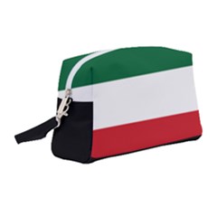 Flag Patriote Quebec Patriot Red Green White Modern French Canadian Separatism Black Background Wristlet Pouch Bag (medium) by Quebec